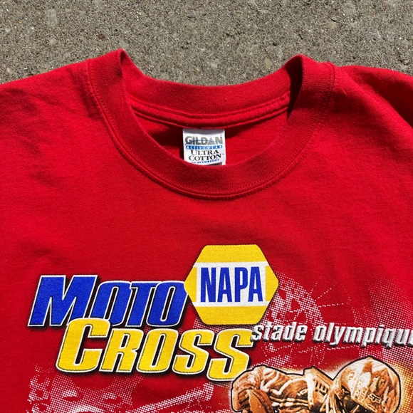 Napa MotoCross 05 Red Short Sleve Tee Size XL - Picture 2 of 6